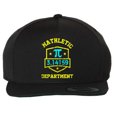 Mathletic Department Funy Math Teacher Student Pi Day Joke Wool Snapback Cap