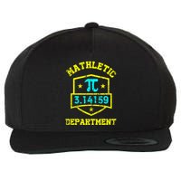 Mathletic Department Funy Math Teacher Student Pi Day Joke Wool Snapback Cap