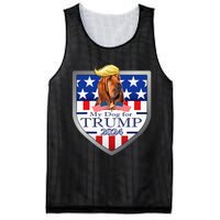 My Dog For Trump 2024 Bloodhound Mesh Reversible Basketball Jersey Tank