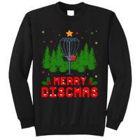 Merry Discmas Funny Christmas Xmas Frisbee Golfer Player Sweatshirt