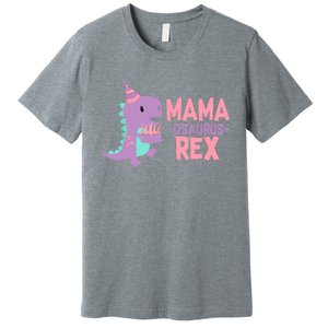 Mama Dinosaur Family Matching Birthday Party Daughters Premium T-Shirt