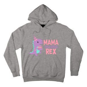 Mama Dinosaur Family Matching Birthday Party Daughters Tall Hoodie