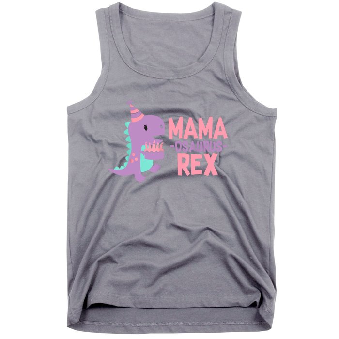 Mama Dinosaur Family Matching Birthday Party Daughters Tank Top