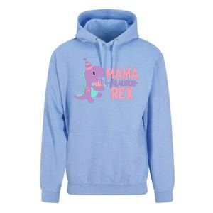 Mama Dinosaur Family Matching Birthday Party Daughters Unisex Surf Hoodie