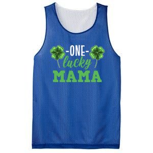 Mothers Day For Mom One Lucky Mama St Patricks Day Gift Mesh Reversible Basketball Jersey Tank