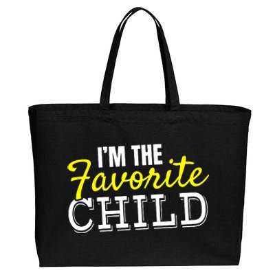 Mom Dads Favorite Cotton Canvas Jumbo Tote