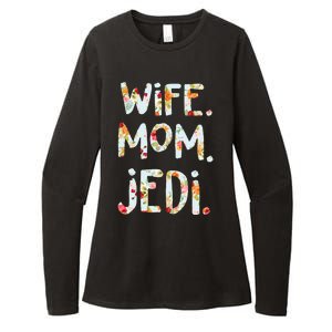 Mothers Day Flower Floral Wife Mom Jedi Womens CVC Long Sleeve Shirt