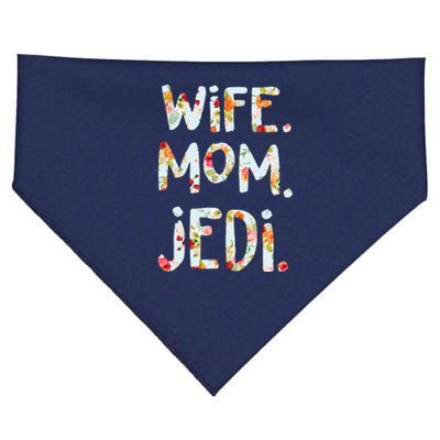 Mothers Day Flower Floral Wife Mom Jedi USA-Made Doggie Bandana