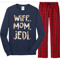 Mothers Day Flower Floral Wife Mom Jedi Long Sleeve Pajama Set