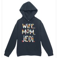 Mothers Day Flower Floral Wife Mom Jedi Urban Pullover Hoodie