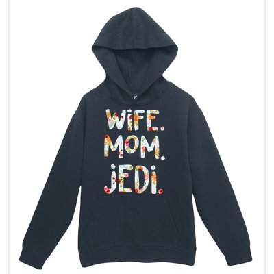 Mothers Day Flower Floral Wife Mom Jedi Urban Pullover Hoodie