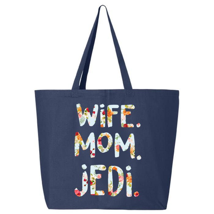 Mothers Day Flower Floral Wife Mom Jedi 25L Jumbo Tote