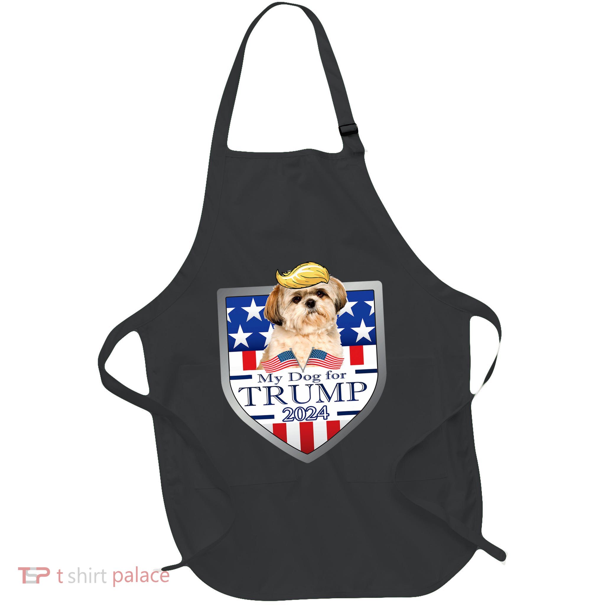 My Dog For Trump 2024 Shih Tzu Apron