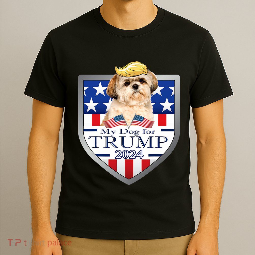 My Dog For Trump 2024 Shih Tzu T-Shirt