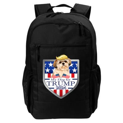 My Dog For Trump 2024 Shih Tzu Backpack