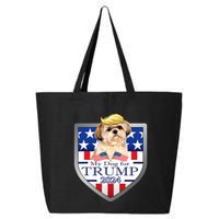 My Dog For Trump 2024 Shih Tzu 25L Jumbo Tote
