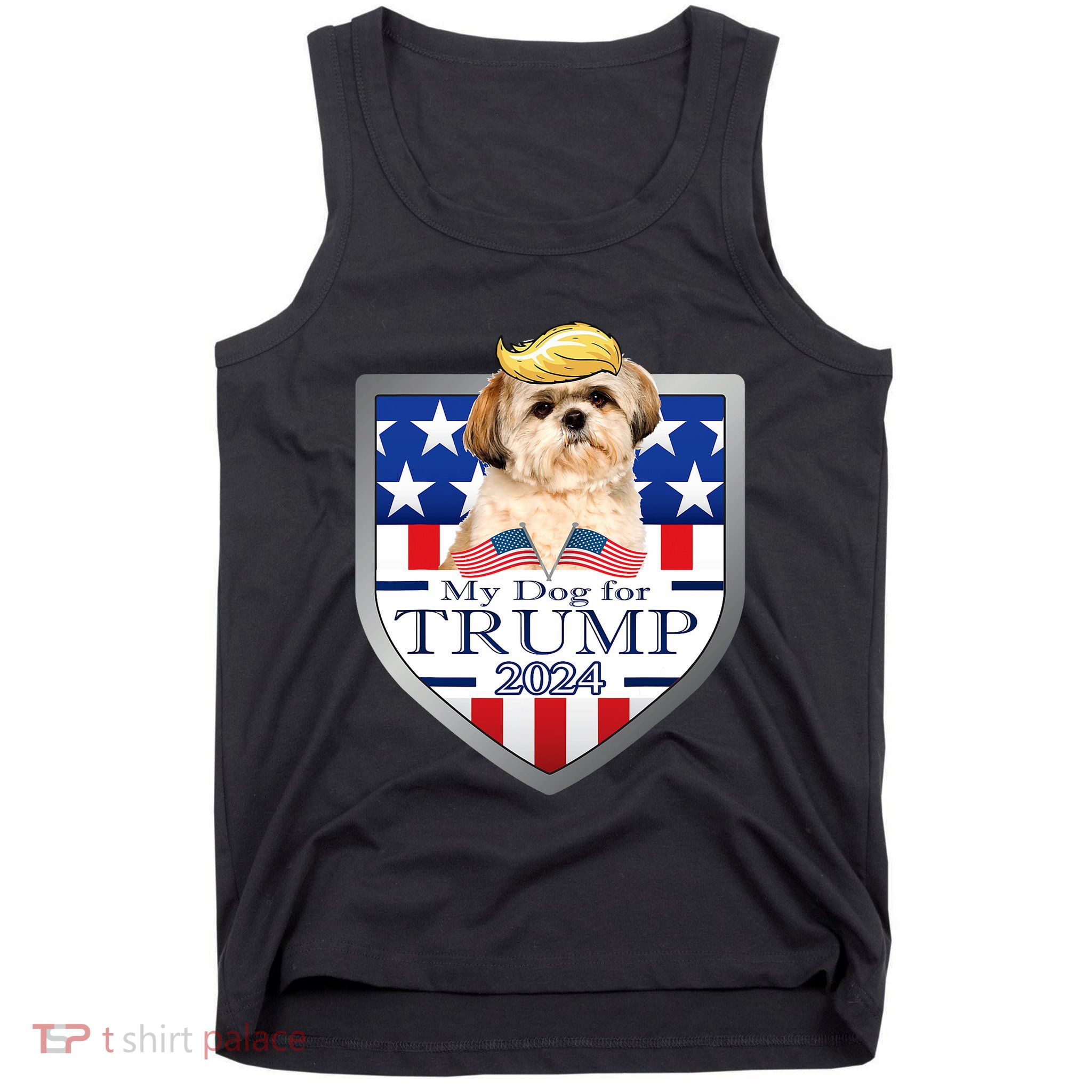 My Dog For Trump 2024 Shih Tzu Tank Top