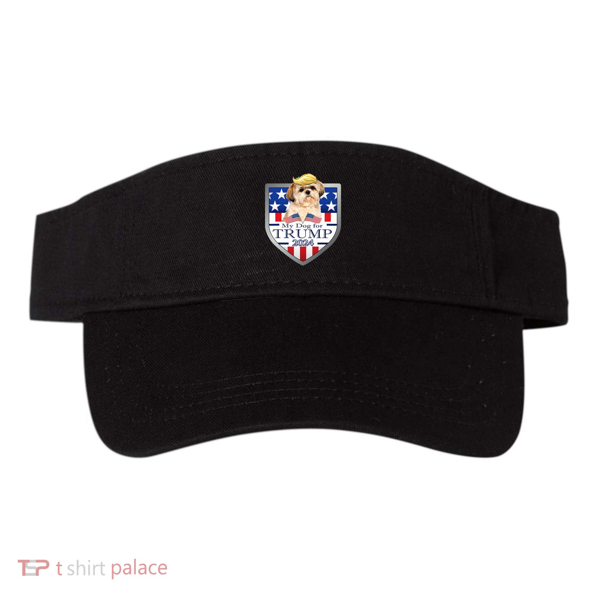 My Dog For Trump 2024 Shih Tzu Visor