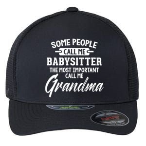 Mothers Day Funny Gift Sitter Grandma Meaningful Gift Flexfit Unipanel Trucker Cap