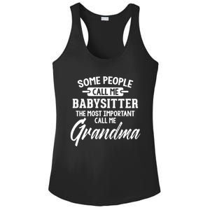 Mothers Day Funny Gift Sitter Grandma Meaningful Gift Ladies PosiCharge Competitor Racerback Tank