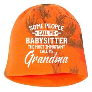 Mothers Day Funny Gift Sitter Grandma Meaningful Gift Kati - Camo Knit Beanie