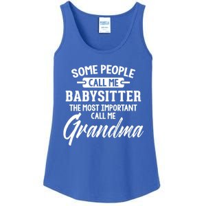 Mothers Day Funny Gift Sitter Grandma Meaningful Gift Ladies Essential Tank