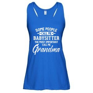 Mothers Day Funny Gift Sitter Grandma Meaningful Gift Ladies Essential Flowy Tank