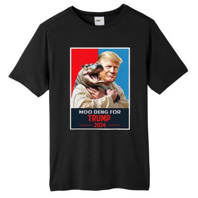 Moo Deng For Trump 2024 Moo Deng 2024 Cute Baby Hippo Tall Fusion ChromaSoft Performance T-Shirt