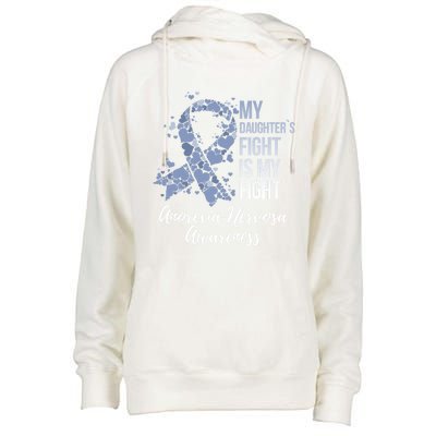 My Daughter’s Fight Is My Fight Anorexia Nervosa Awareness Gift Womens Funnel Neck Pullover Hood