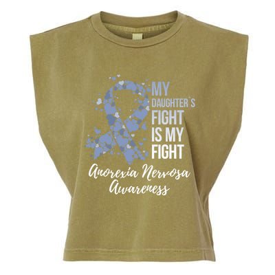 My Daughter’s Fight Is My Fight Anorexia Nervosa Awareness Gift Garment-Dyed Women's Muscle Tee