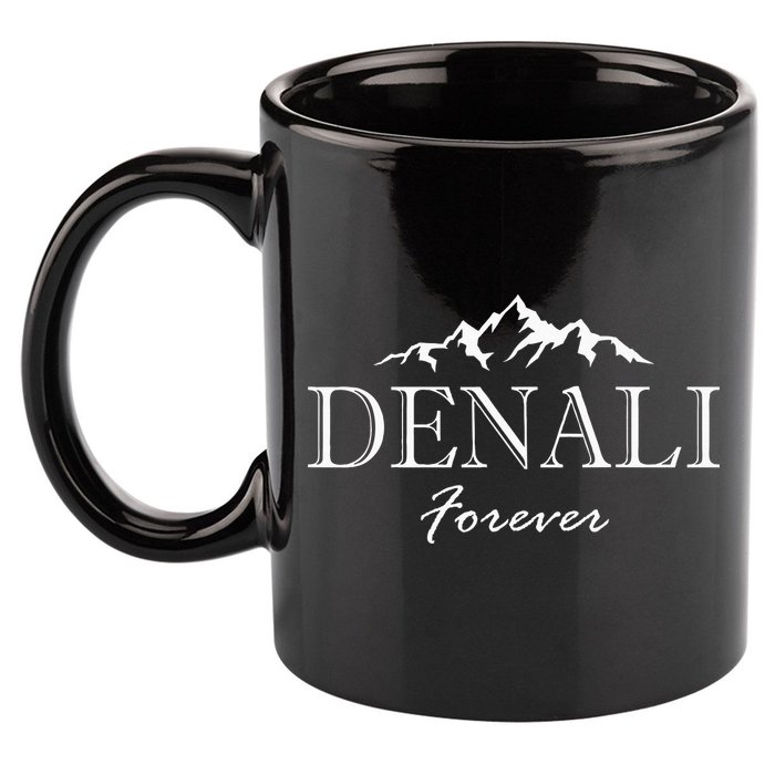 Mount Denali Forever National Park Alaska  11oz C Handle Ceramic Mug