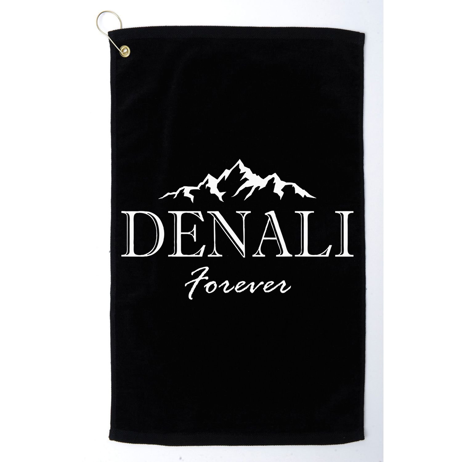 Mount Denali Forever National Park Alaska  Golf Towel