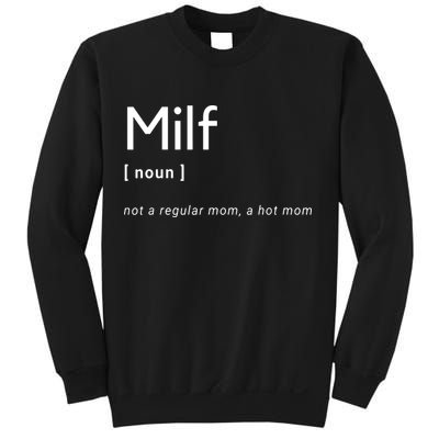 Milf Definition Fit Hot Mom Milf For Mother's Day Funny Sweatshirt