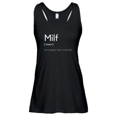 Milf Definition Fit Hot Mom Milf For Mother's Day Funny Ladies Essential Flowy Tank