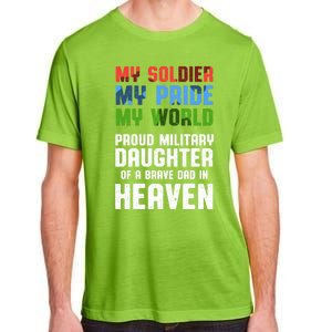 Military Daughter Freedom Memorial Day Gift Adult ChromaSoft Performance T-Shirt