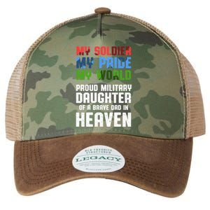 Military Daughter Freedom Memorial Day Gift Legacy Tie Dye Trucker Hat