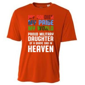 Military Daughter Freedom Memorial Day Gift Cooling Performance Crew T-Shirt