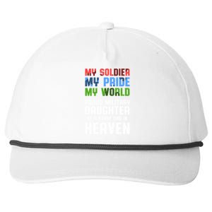 Military Daughter Freedom Memorial Day Gift Snapback Five-Panel Rope Hat