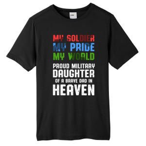 Military Daughter Freedom Memorial Day Gift Tall Fusion ChromaSoft Performance T-Shirt