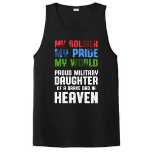 Military Daughter Freedom Memorial Day Gift PosiCharge Competitor Tank