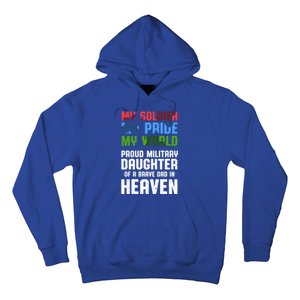 Military Daughter Freedom Memorial Day Gift Hoodie