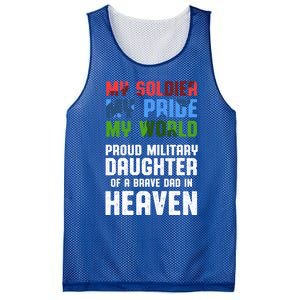 Military Daughter Freedom Memorial Day Gift Mesh Reversible Basketball Jersey Tank