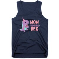 Mom Dinosaur Family Matching Birthday Girl Party Daughtrer Tank Top