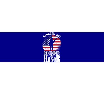 Memorial Day Funny Gift Honor And Remember The Fallen Cool Gift Bumper Sticker