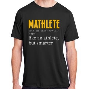 Mathlete Definition Funny Math Geek Math Teacher Nerd Adult ChromaSoft Performance T-Shirt