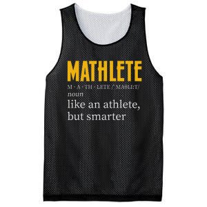 Mathlete Definition Funny Math Geek Math Teacher Nerd Mesh Reversible Basketball Jersey Tank