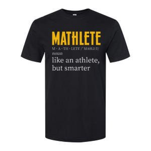 Mathlete Definition Funny Math Geek Math Teacher Nerd Softstyle CVC T-Shirt