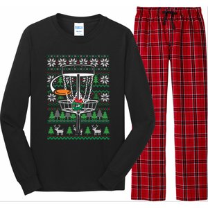 Merry Discmas Funny Gift Long Sleeve Pajama Set