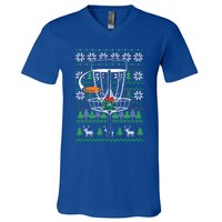 Merry Discmas Funny Gift V-Neck T-Shirt