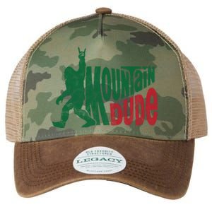 Mountain Dude Funny Bigfoot Legacy Tie Dye Trucker Hat